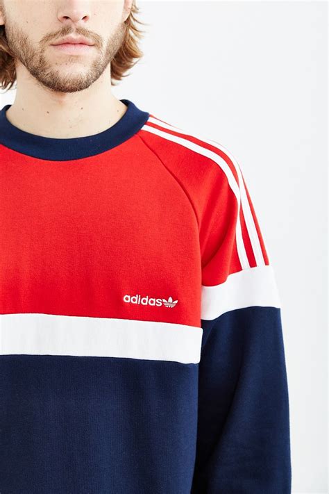 adidas itasca crew sweater blau rot weiß|adidas Originals Men's Itasca Crew Sweatshirt .